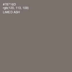 #78716D - Limed Ash Color Image